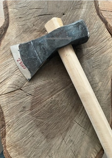 Aki Dövme Çelik Odun Kırma Baltası Odun Yarma Baltası El Yapımı 2800GR Saplı