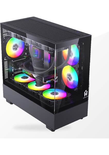 Game Master Gm-Xw 6 Fanlı Tuş Kontrollü Rgb M-Atx Gaming Bilgisayar Kasası