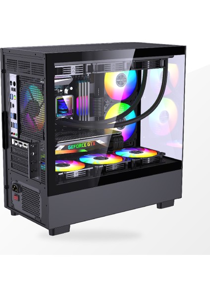Game Master Gm-Xw 6 Fanlı Tuş Kontrollü Rgb M-Atx Gaming Bilgisayar Kasası