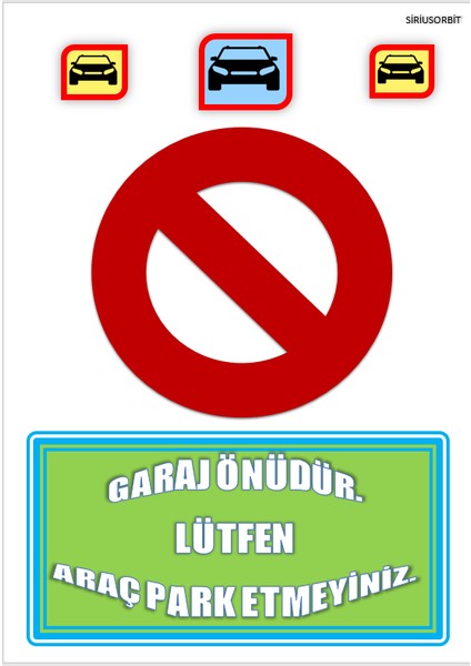 Pvc Kaplama Park Uyarı Levhası 1