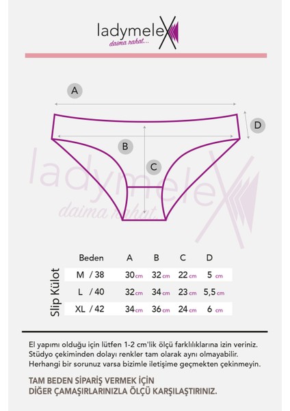 Kadın Külot, 7 Adet, Siyah Ten Gri Külot, Klasik Slip Külot, %100 Yumuşak Kumaş