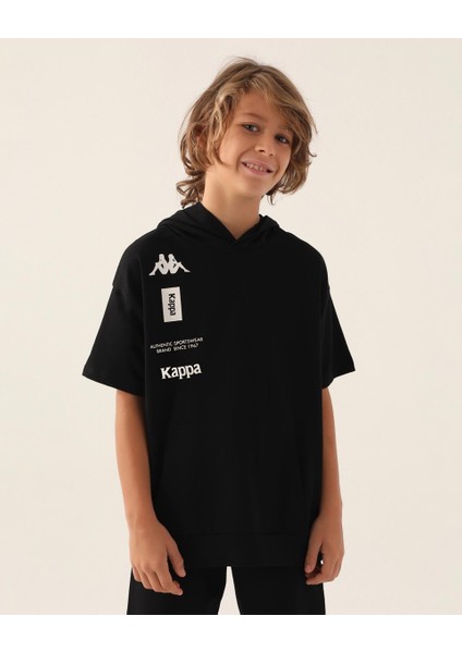 %100 Pamuk Kapüşonlu Erkek Çocuk T-Shirt 361S8RW fiyatları