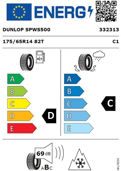 175/65 R14 Tl 82T Sp Wınter Sport 500 Kış Lastiği (Üretim TARIHI:2024) fiyatları