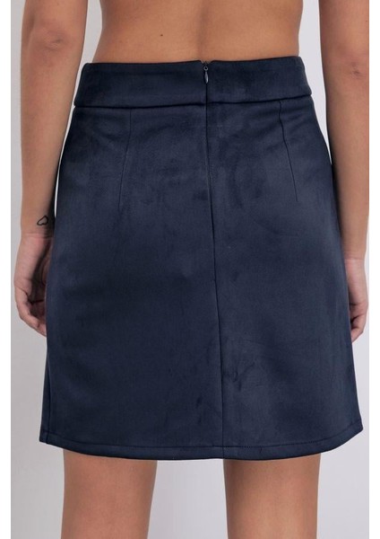 4527 Mini Süet Etek Lacivert fiyatları