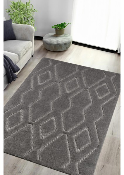 Comfort Modern Yumuşak Konforlu Halı ve Yolluk 134B Krem Gri