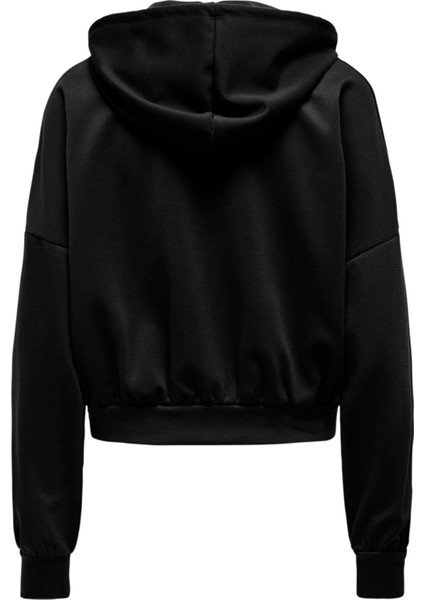 Kadın Kapüşonlu Fermuarlı Sweatshirt - 15339813