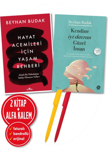 Hayat Acemileri İçin Yaşam Rehberi - Kendine İyi Davran Güzel İnsan 2 Kitap – Alfa Kalem