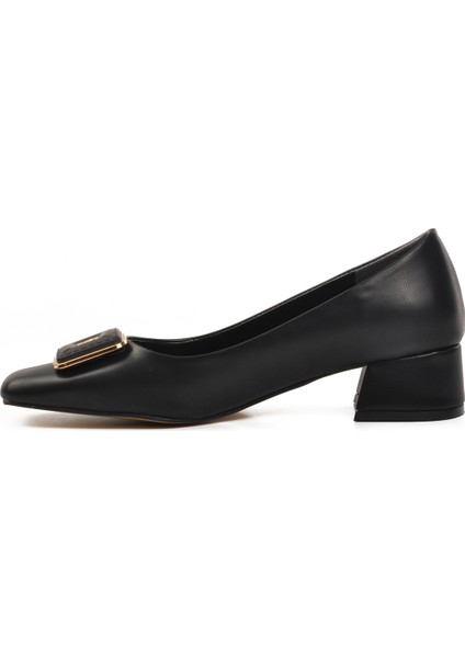 Siyah Cilt Kadın Topuklu Ayakkabı fiyatları