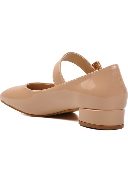 Bej Rugan Kadın Topuklu Ayakkabı fırsatları