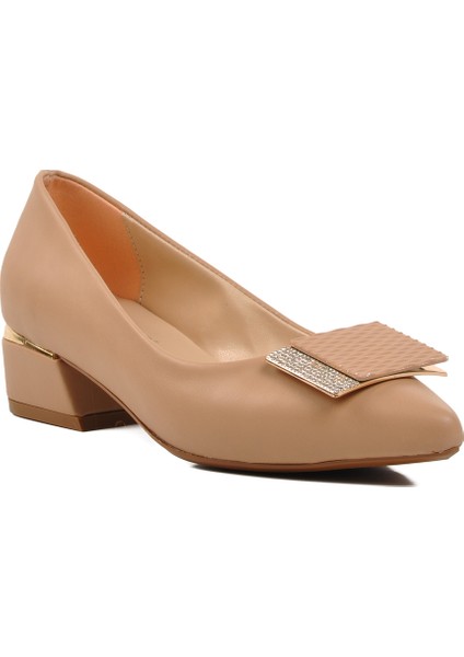 Nude Kadın Abiye Ayakkabı