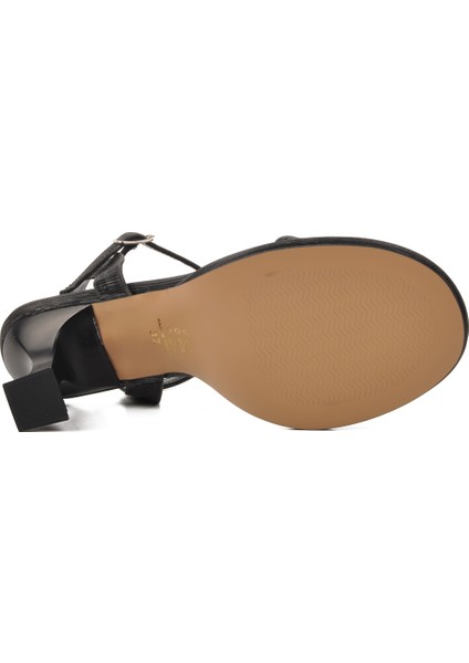 Siyah Kadın Topuklu Sandalet indirimleri