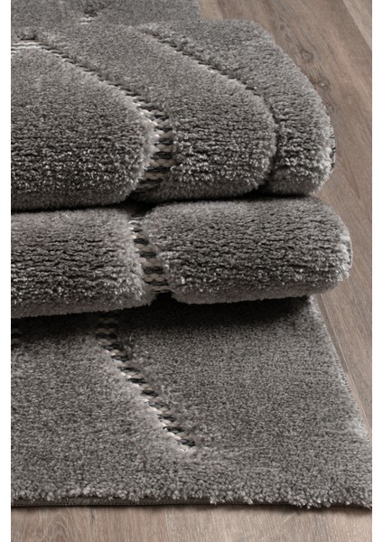 Comfort Modern Yumuşak Konforlu Halı ve Yolluk 134B Krem Gri