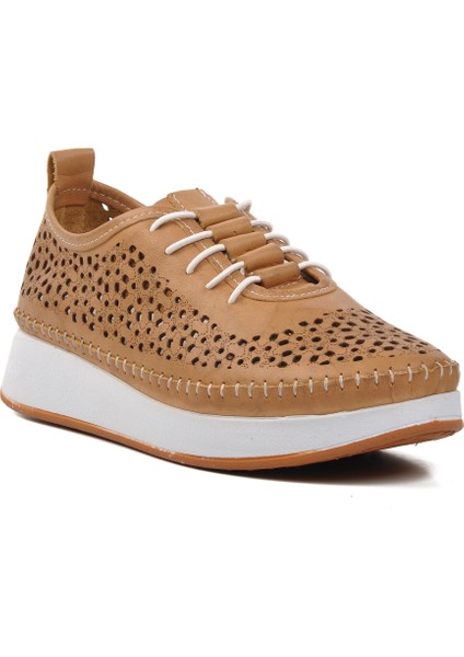 Bej Kadın Günlük Ayakkabı