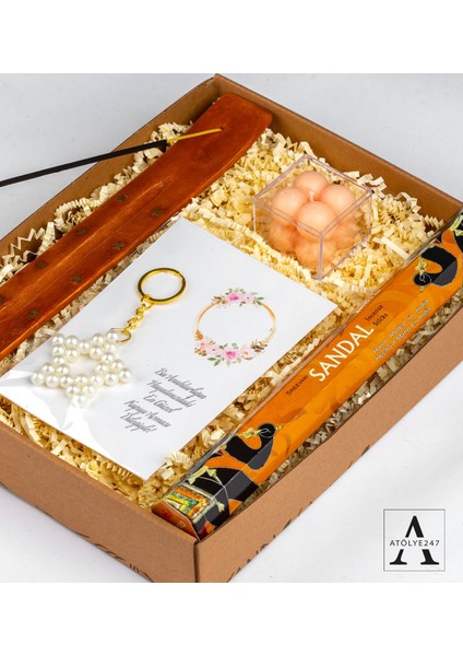 Kişiye Özel Isimli Tütsülük - 20 Li Sandal Tütsü - Yıldız Anahtarlık - Bubble Mum fiyatları