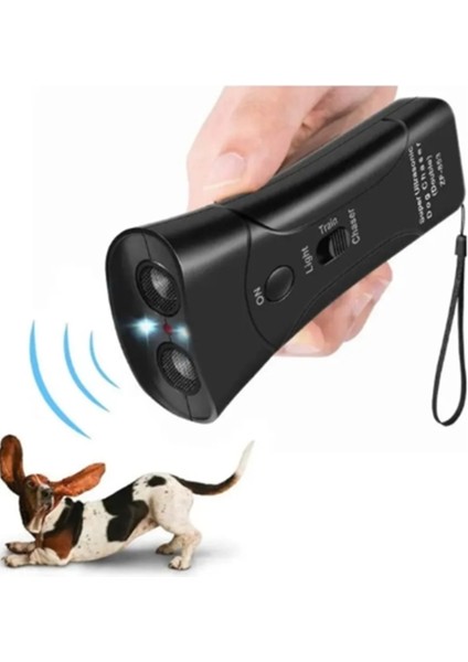 Ultrasonik Köpek Eğitmen Cihazı Elektronik Köpek Caydırıcı ve Uzaklaştırıcı-Işıklı Kontrol Cihazı