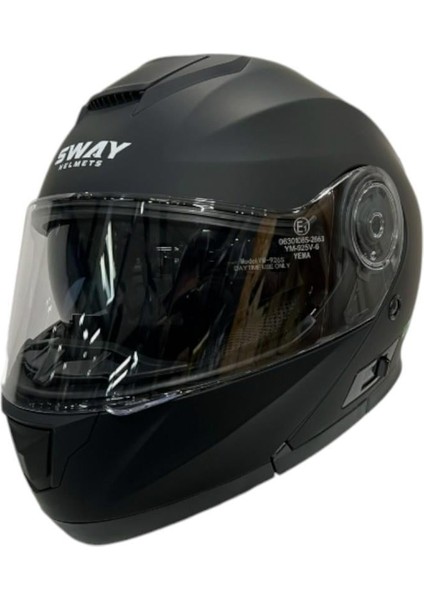 Çene Açılır Kask Sw 926-10 Mat Siyah