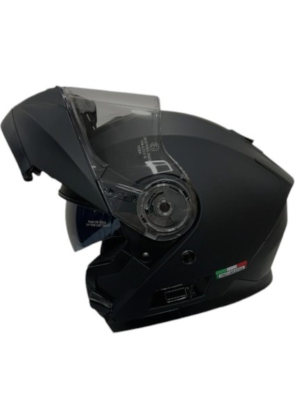 Çene Açılır Kask Sw 926-10 Mat Siyah modelleri