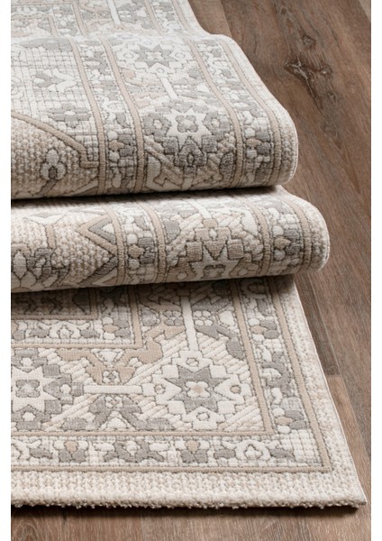 Elıa Modern Yumuşak Konforlu Halı ve Yolluk 106A Krem Bej