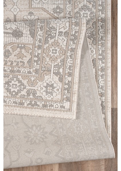 Elıa Modern Yumuşak Konforlu Halı ve Yolluk 106A Krem Bej
