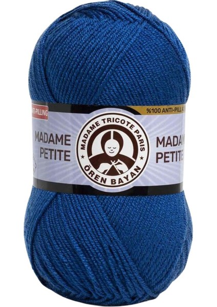 Madame Petite Örgü Ipi - Mavi - ( Renk Kodu: 128 )