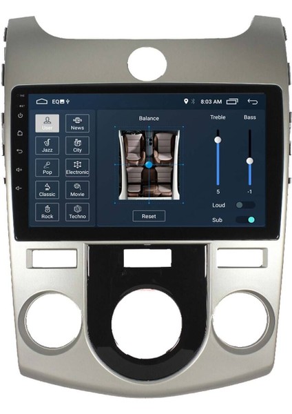 Araç Multimedya Cihazı - 2 32 / QLED 10 Inch Ekran - Navigasyon - Carplay - Kia Cerato 10-12 - Vsr