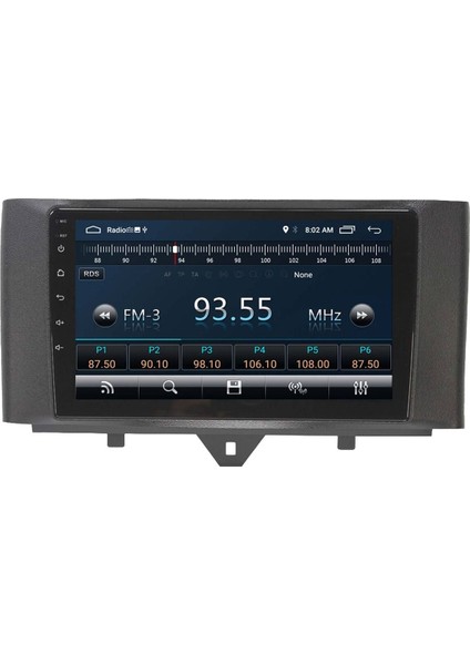 Araç Multimedya Cihazı Uyumlu 2 32 / IPS 9 Inch Ekran - Navigasyon - Carplay - Smart Fortwo 11-17 - modelleri