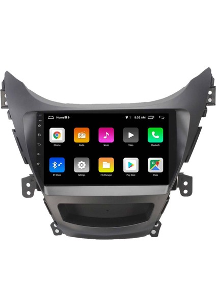 Araç Multimedya Cihazı - 2 32 / IPS 9 Inch Ekran -Navigasyon -Carplay - Hyundai Elantra 11-13 Uyumlu