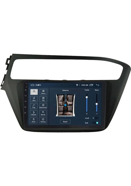 Araç Multimedya Cihazı Uyumlu 2 32 / IPS 9 Inch Ekran - Navigasyon - Carplay - Hyundai I20 18-20