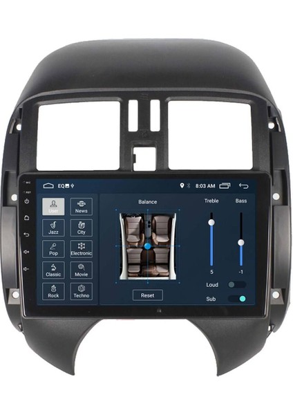 Araç Multimedya Cihazı - 2 32 / IPS 9 Inch Ekran - Navigasyon - Carplay - Nissan Micra 14-18 - Vsr