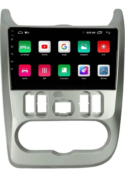 Araç Multimedya Cihazı - 2 32 / IPS 9 Inch Ekran - Navigasyon - Carplay - Dacia Duster - Vsr
