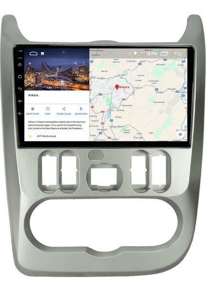 Araç Multimedya Cihazı - 2 32 / IPS 9 Inch Ekran - Navigasyon - Carplay - Dacia Duster - Vsr