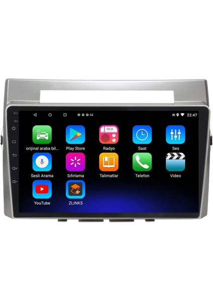 Araç Multimedya Cihazı - 2 32 / QLED 10 Inch Ekran - Navigasyon - Carplay - Toyota Verso 04 09 - Vsr