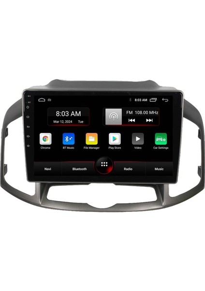 Araç Multimedya Cihazı - 2 32 / IPS 10 Inch Ekran - Navigasyon - Carplay - Chev Captiva 13-17 - Vsr
