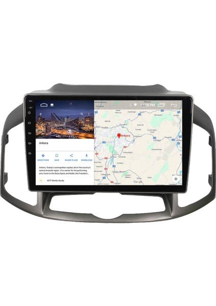 Araç Multimedya Cihazı - 2 32 / IPS 10 Inch Ekran - Navigasyon - Carplay - Chev Captiva 13-17 - Vsr