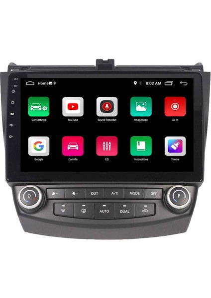 Araç Multimedya Cihazı - 2 32 / IPS 10 Inch Ekran - Navigasyon - Carplay - Honda Accord 03-08 - Vsr