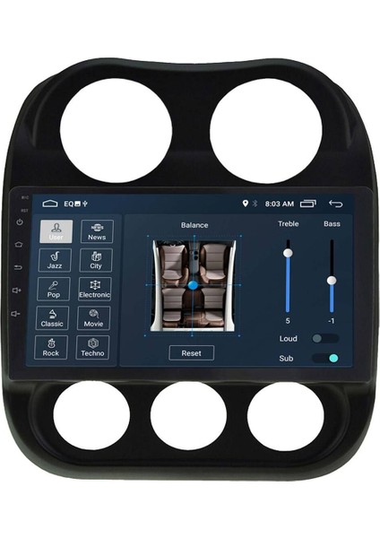 Araç Multimedya Cihazı - 2 32 / IPS 9 Inch Ekran - Navigasyon - Carplay - Compass - Patriot Uyumlu