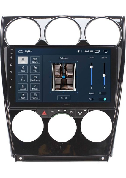 Araç Multimedya Cihazı - 2 32 / IPS 9 Inch Ekran - Navigasyon - Carplay - Mazda 6 2003 2007 Uyumlu