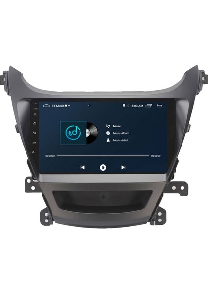 Araç Multimedya Cihazı - 2 32 /ıps 9 Inch Ekran - Navigasyon - Carplay - Hyundai Elantra 14-15-Vsr