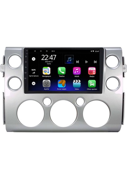 Araç Multimedya Cihazı - 2 32 / IPS 9 Inch Ekran - Carplay - Toyota Curiser 07-08-Uyumlu modelleri