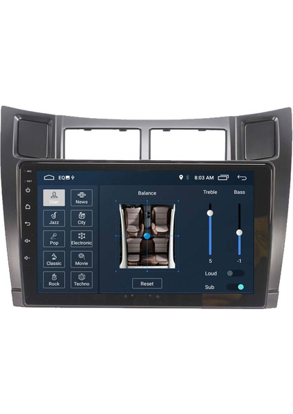 Araç Multimedya Cihazı Uyumlu 2 32 / IPS 9 Inch Ekran - Navigasyon - Carplay - Toyota Yaris 07-11