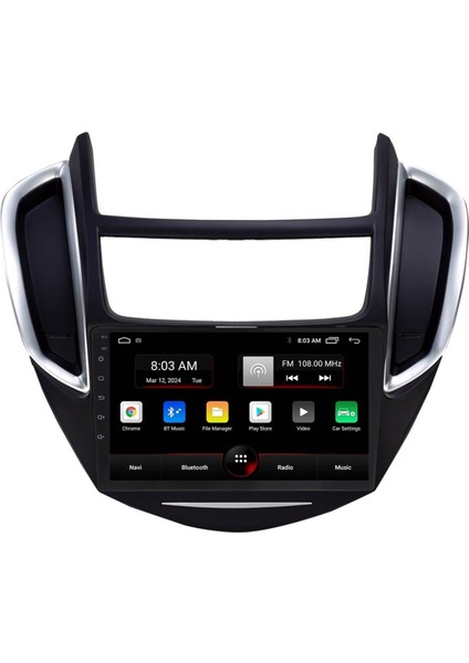 Araç Multimedya Cihazı 2 32 IPS 9 Inch Ekran Navigasyon Carplay Chevrolet Trex 2014-VSR Uyumlu