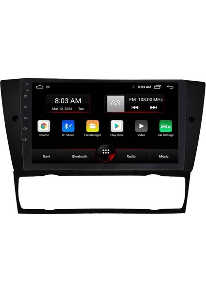 Araç Multimedya Cihazı - 2 32 / IPS 9 Inch Ekran - Navigasyon - Carplay - Bmw E90 Dijital - Vsr