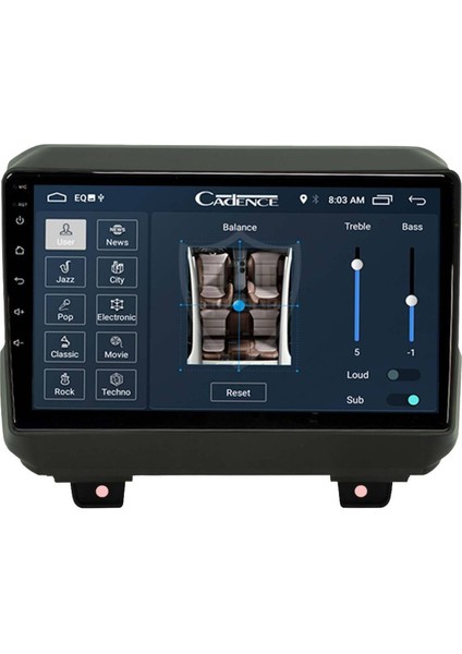 Araç Multimedya Cihazı - 2 32 / IPS 9 Inch Ekran - Navigasyon - Carplay - Jeep Rubicon - Vsr