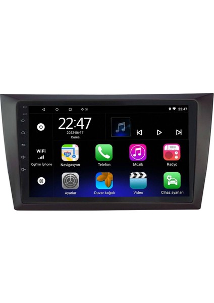 Araç Multimedya Cihazı - 2 32 / IPS 9 Inch Ekran - Navigasyon - Carplay - Volkswagen Golf 6 - Vsr modelleri