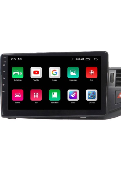 Araç Multimedya Cihazı Uyumlu 2 32 / IPS 10 Inch Ekran - Navigasyon - Carplay - Citroen C5 10 - Vsr