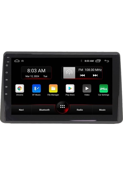 Araç Multimedya Cihazı - 2 32 / IPS 10 Inch Ekran - Navigasyon - Carplay - Dacia Duster 19-20 - Vsr