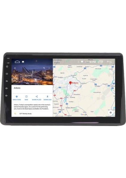 Araç Multimedya Cihazı - 2 32 / IPS 10 Inch Ekran - Navigasyon - Carplay - Dacia Duster 19-20 - Vsr