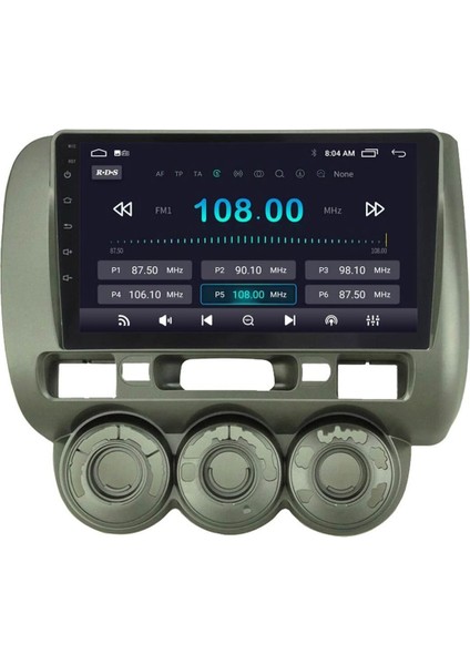 Multimedya Cihazı Uyumlu - 2 32 / IPS 9 Inch Ekran - Navigasyon - Carplay - Jazz - City 04-07 - Vsr