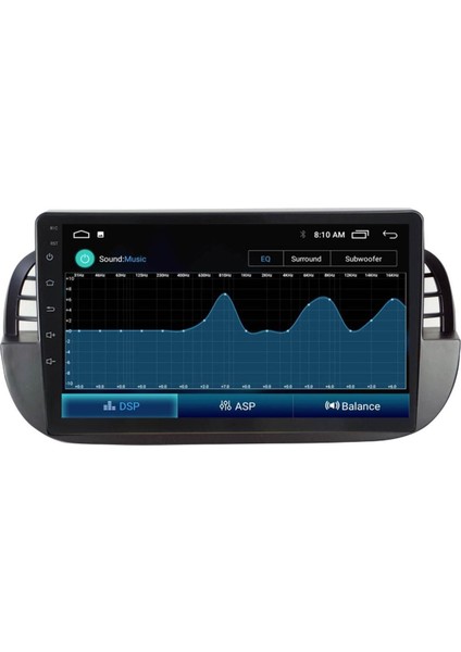 Araç Multimedya Cihazı - 2 32 / IPS 9 Inch Ekran - Navigasyon - Carplay - Fiat 500 Black - Vsr fırsatları