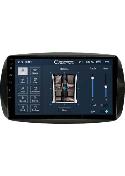 Araç Multimedya Cihazı - 2 32 / IPS 9 Inch Ekran - Navigasyon - Carplay - Mercedes Smart 15-18-Vsr